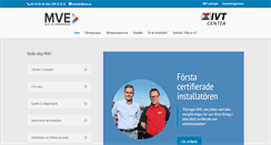 Desktop Screenshot of mve.se